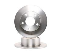 febi bilstein 09075 Brake Disc Set (2 Brake Disc) rear, full, No. of Holes 5