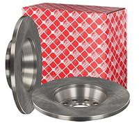 febi bilstein 09077 Brake Disc Set (2 Brake Disc) rear, full, No. of Holes 5