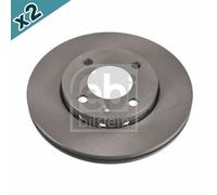 Ferdinand Bilstein Brake Discs 2x Vented Front 239mm Set 09462 6N0615301C/6N0615301F New