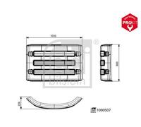 Wheelhouse Liner Left Rear Right Fits Volvo Renault Trucks FEBI BILSTEIN 1000507