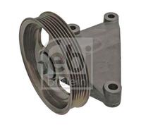 febi bilstein 100173 Idler Pulley with bracket, for auxiliary belt, pack of one