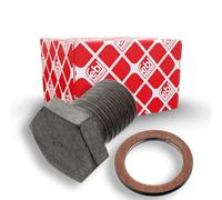 febi bilstein 100551 Oil Drain Plug with seal ring, 1 unit