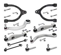 FEBI BILSTEIN 1007515 Link set wheel suspension with lock nut with rubber mounts with coupling rod Front Axle for left-hand/right-hand drive vehicles 104432100D 104434100C 104432100DS2
