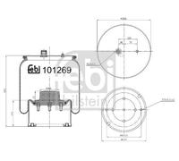FEBI BILSTEIN 101269 Boot, air suspension