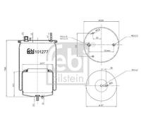 FEBI BILSTEIN 101277 Boot, air suspension