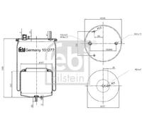 FEBI BILSTEIN 101277 Boot, air suspension