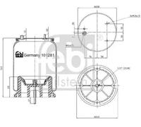 FEBI BILSTEIN 101281 Boot, air suspension