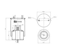 FEBI BILSTEIN 101302 Boot, air suspension