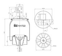 FEBI BILSTEIN 101722 Boot, air suspension