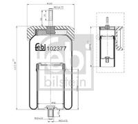 FEBI BILSTEIN 102377 Boot, air suspension