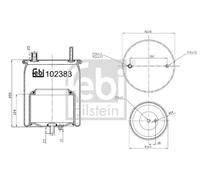 FEBI BILSTEIN 102383 Boot, air suspension
