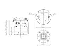 Air Suspension Spring 102511 Febi Bag A9603200121 A9603202957 A9603206057 New