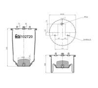 FEBI BILSTEIN 102720 Boot, air suspension