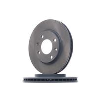 febi bilstein 10316 Brake Disc Set (2 Brake Disc) front, internally ventilated, No. of Holes 4