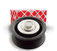 febi bilstein 103899 Idler Pulley for auxiliary belt, with screw, pack of one