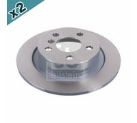 FEBI BILSTEIN 104105 Brake Disc Rear Fits BMW 1 Series 2 Series i3 X1 X2 Mini