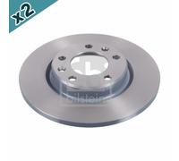FEBI BILSTEIN 104508 Brake Disc Rear Fits Citroen Berlingo Opel Peugeot Vauxhall
