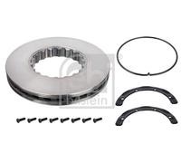 Febi Bilstein Brake Disc 104672 Single Vented Front/Rear