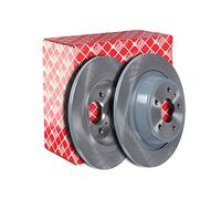 febi bilstein 104853 Brake Disc Set 2 Brake Discs