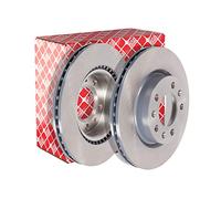 2x Brake Discs Pair Vented Front 266mm 105713 Febi Set 1610704680 Quality New