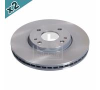 FEBI BILSTEIN 105717 Brake Disc Front Coated 278mm Diameter Fits Ford Ecosport