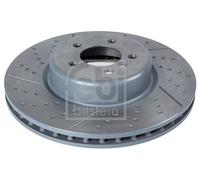 Febi Bilstein Brake Disc 105720 - Single Vented 370mm Front - Fits BMW 220D F22/F23 2.0D 12 to 20