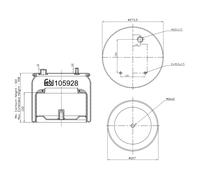 FEBI BILSTEIN 105928 Boot, air suspension