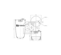 Febi Bilstein 106549 Air Spring Bellows without Piston 1 Item