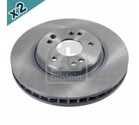 FEBI BILSTEIN 10686 Brake Disc Front Fits Mercedes-Benz 124 190 E-Class SL