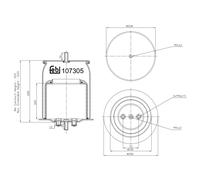 FEBI BILSTEIN 107305 Boot, air suspension