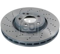 FEBI BILSTEIN 107500 Front Brake Disc Braking System Fits Mercedes-Benz CLS