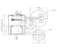 FEBI BILSTEIN 107610 Boot, air suspension