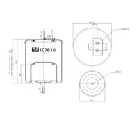 FEBI BILSTEIN 107610 Boot, air suspension