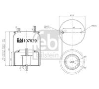 FEBI BILSTEIN 107979 Boot, air suspension
