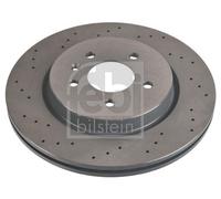 FEBI BILSTEIN 108196 2x Rear Brake Discs Braking System Fits Opel Astra Astra J