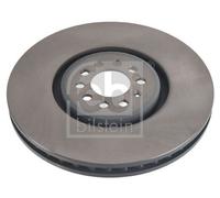 FEBI BILSTEIN 108206 Front Left N/S Passenger Brake Disc Fits Audi TT VW Golf