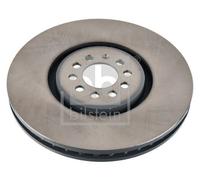 FEBI BILSTEIN 108207 Front Right O/S Driver Side Brake Disc Fits Audi TT VW Golf