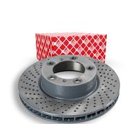 Febi Bilstein Brake Disc 108213 – Front Left Single Vented 314.7mm for Porsche Cayman 981