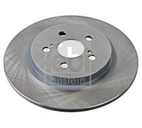 2x Brake disc Rear Axle solid 108508 FEBI BILSTEIN for TOYOTA LEXUS