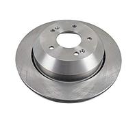 2x Brake disc Rear Axle internally vented 108676 FEBI BILSTEIN for KIA