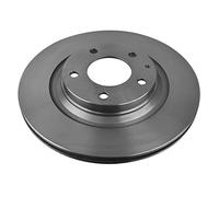 2x Brake disc Rear Axle internally vented 108685 FEBI BILSTEIN for MAZDA RX-8