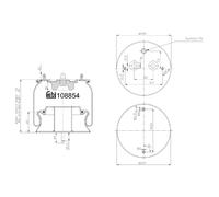 FEBI BILSTEIN 108854 Boot, air suspension
