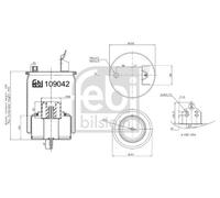 FEBI BILSTEIN 109042 Boot, air suspension