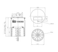 FEBI BILSTEIN 109088 Boot, air suspension