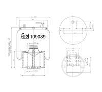 FEBI BILSTEIN 109089 Boot, air suspension