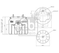 FEBI BILSTEIN 109307 Boot, air suspension