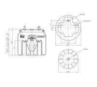 FEBI BILSTEIN 109307 Boot, air suspension