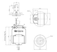 FEBI BILSTEIN 109316 Boot, air suspension