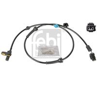 ABS wheel speed sensor Rear Axle Left 109561 FEBI BILSTEIN for FIAT SEDICI