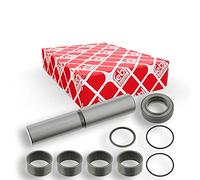 febi bilstein 11480 King Pin Set with friction bearing, single set, pack of one